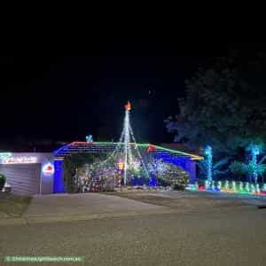 Christmas Light display at  Andrew Crescent, Calwell
