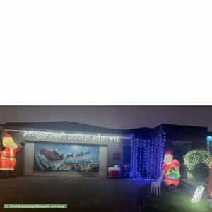 Christmas Light display at 11 Vilcins Views, Epping