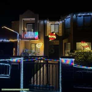 Christmas Light display at  Hillcrest Avenue, Greenacre