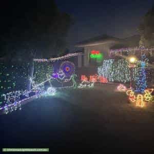 Christmas Light display at 6 Lakeland Court, Loganholme