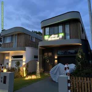 Christmas Light display at 9A Crescent Road, Caringbah South