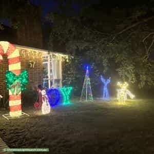 Christmas Light display at  Glenard Drive, Eaglemont