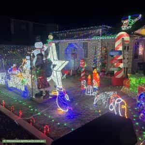 Christmas Light display at 9 Kinnaird Avenue, Richmond