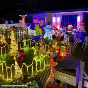 Christmas Light display at 101 Jubilee Avenue, Beverley Park