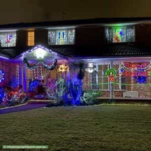 Christmas Light display at  Madrers Avenue, Kogarah