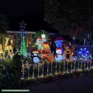 Christmas Light display at 47 Morrie Crescent, Blackburn North