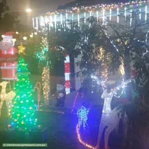 Christmas Light display at  Blamey Street, Bentleigh East