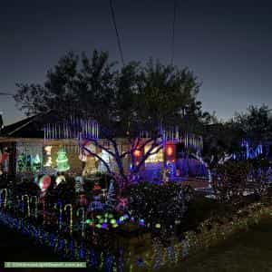 Christmas Light display at 55 Broadhurst Avenue, Reservoir