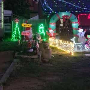 Christmas Light display at  Guthridge Crescent, Wanniassa