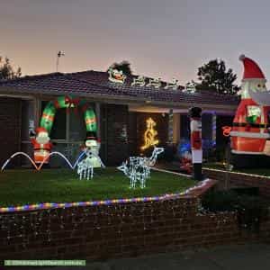Christmas Light display at 6 Gattinara Drive, Frankston