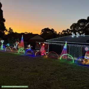 Christmas Light display at 5 Sunshine Court, Wynn Vale