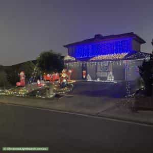 Christmas Light display at 3 Keith Court, Woodcroft