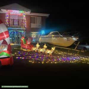 Christmas Light display at 14 Darracq Drive, Keilor Downs