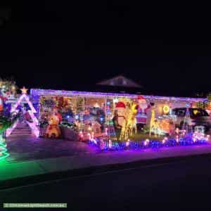 Christmas Light display at 19 Crowder Circuit, Stirling