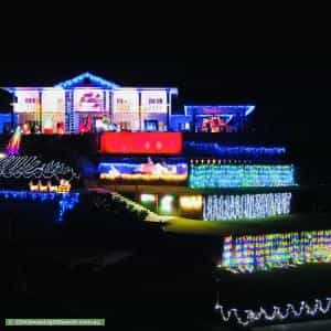 Christmas Light display at 147-149 Wiseman Road West, Edmonton