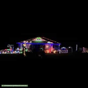 Christmas Light display at 26 Arcane Drive, Gowrie Junction