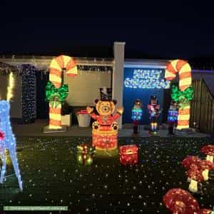 Christmas Light display at 28 Arneis Avenue, Dayton