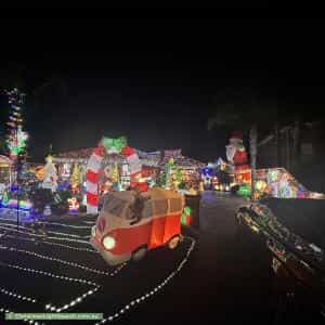 Christmas Light display at 22 Sandridge Court, Patterson Lakes