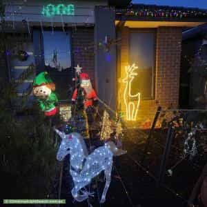 Christmas Light display at 18 Cumberland Drive, Mickleham