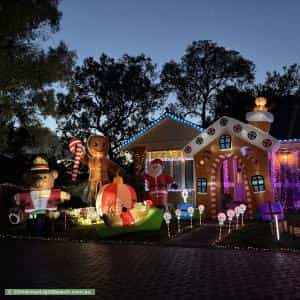 Christmas Light display at 10 Nimary Court, Eltham North