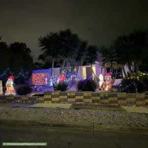 Christmas Light display at 6 Quambi Court, Reynella