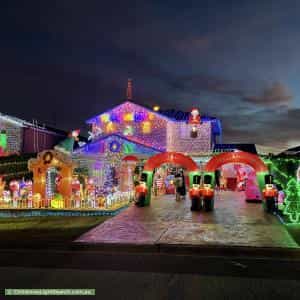 Christmas Light display at 64 Chatsworth Road, Saint Clair