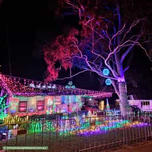 Christmas Light display at 394 Hancock Road, Surrey Downs