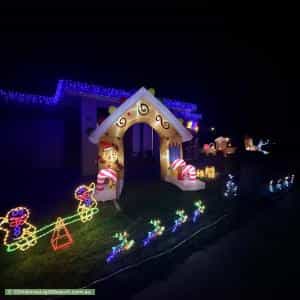 Christmas Light display at 51 Dingo Street, Point Cook