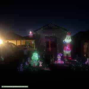 Christmas Light display at 55 Spring Street, Queenstown