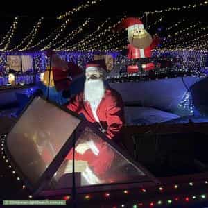 Christmas Light display at 44-48 Pioneer Drive, Logan Village