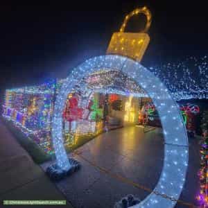 Christmas Light display at 15A Canning Street, Rosewater