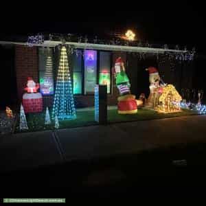 Christmas Light display at 24 Levittown Rise, Werribee