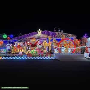 Christmas Light display at 3 Huron Road, Craigieburn