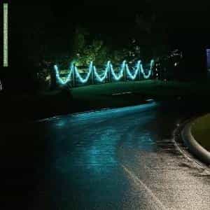 Christmas Light display at 7 Park Avenue, Plenty