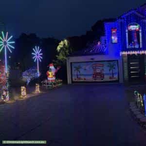Christmas Light display at  Wilma Court, Aberfoyle Park