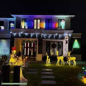 Christmas Light display at 4 Ellery Court, Mulgrave