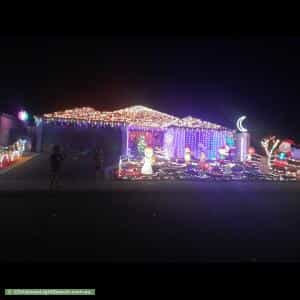 Christmas Light display at 11 Hatfield Road, Ellenbrook