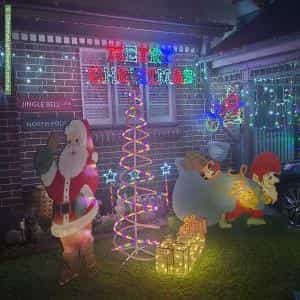 Christmas Light display at 34 Hugh Street, Belmore