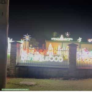 Christmas Light display at 2 Tallagon Court, Deception Bay
