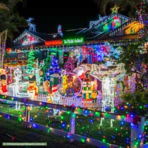 Christmas Light display at  Bendee Court, Narangba