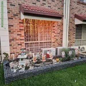 Christmas Light display at 9 Watergum Way, Greenacre