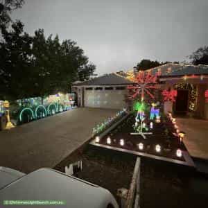Christmas Light display at 7 Bowman Avenue, Belair