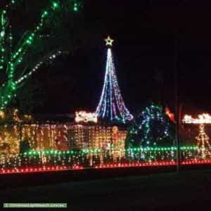 Christmas Light display at 120 Bingley Crescent, Fraser