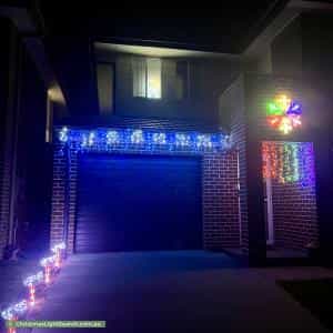 Christmas Light display at 5 Bernabeu Street, Marsden Park