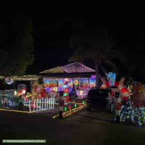 Christmas Light display at 8 Lincoln Drive, Cambridge Park