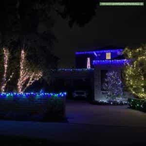 Christmas Light display at 1A Britten Street, Glen Iris