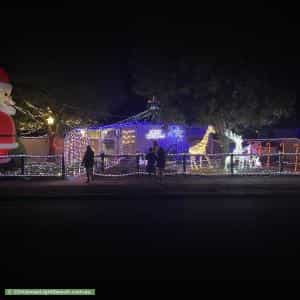 Christmas Light display at 7 Dobinson Street, Echuca