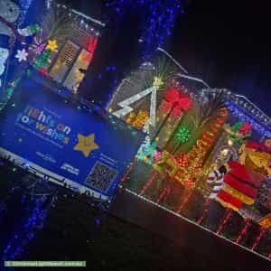 Christmas Light display at 13 Hotspur Drive, Wollert