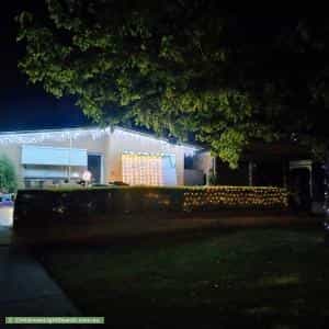 Christmas Light display at 117 Panton Street, Golden Square