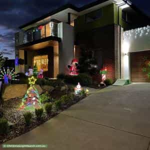 Christmas Light display at 36 Alan Watt Crescent, Casey